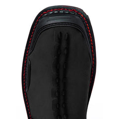 Men Leather Skull Zipper Casual Western Boots