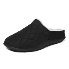 MEN'S FLEECE COMFORTABLE SOFT HALF DRAG CASUAL COTTON SHOES