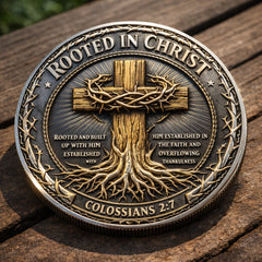 šNew Year 60% OFF- Rooted in Christ Commemorative Coin
