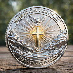 Christian Baptism Commemorative Challenge Coin