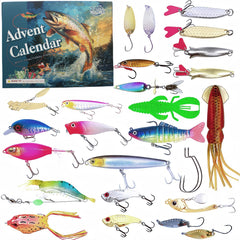 โณ Last day! 49% OFF โ ๐ฃ๐ Christmas Fishing Lures Advent Calendar โ Limited Release