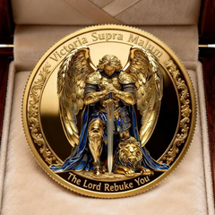 šFlash Sale 60% OFF - St. Michael the Archangel ā āVictory Over Evilā Commemorative Coin