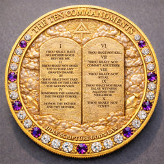 šFlash Sale 60% OFF - Jesus Christ & The Ten Commandments Commemorative Coin