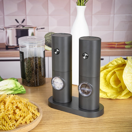 Electric Salt & Pepper Grinder Set (2-Pack)
