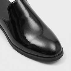 Renzo Patent Leather Mules