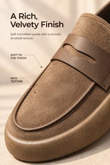 Men's Microfiber Suede Slip-On Loafers
