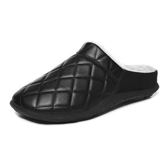 MEN'S FLEECE COMFORTABLE SOFT HALF DRAG CASUAL COTTON SHOES