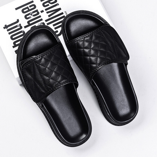 Vera Leather Slides