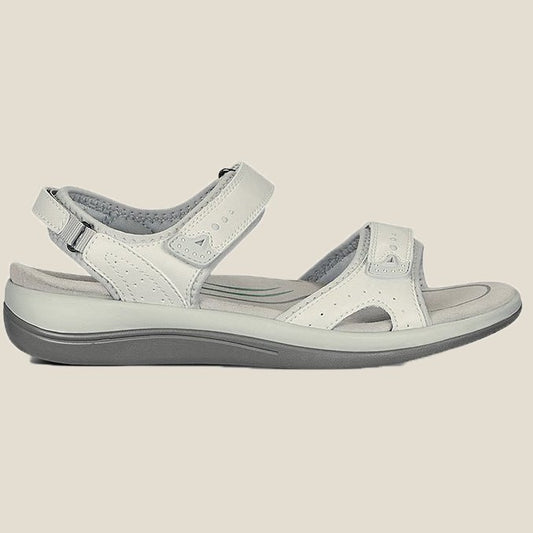Last Day 49% OFF - Women's Casual Comfortable Leather Arch Support Flat Open Toe Velcro Sandals