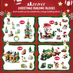 Early Xmas Sale 49% OFF-Advent Calendar Kids Christmas Building Blocks