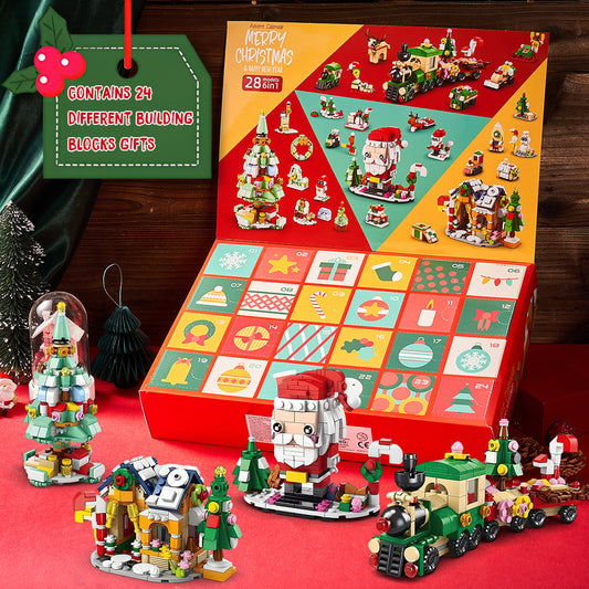 Early Xmas Sale 49% OFF-Advent Calendar Kids Christmas Building Blocks