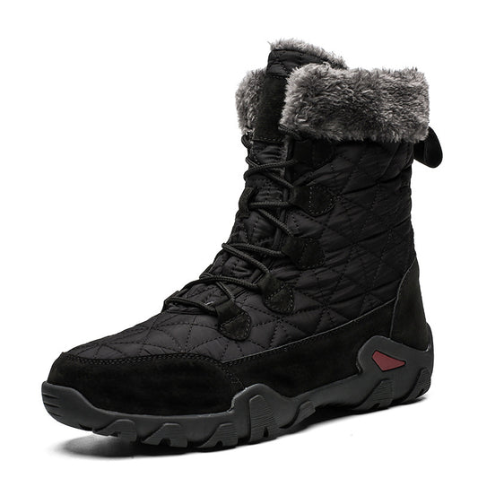 MEN'S WINTER OUTDOOR COMFORTABLE AND WARM THICKENED CASUAL SNOW BOOTS