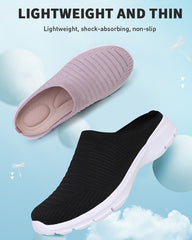 MEN'S BREATHABLE COMFORTABLE LIGHT HALF SLIPPERS