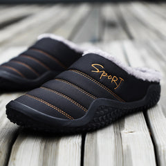MEN'S HOME WATERPROOF COMFORTABLE CASUAL COTTON SLIPPERS