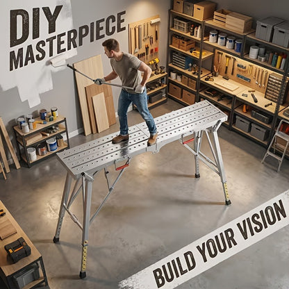 Portable Folding Work Platform – Work Higher, Safer & More Comfortably